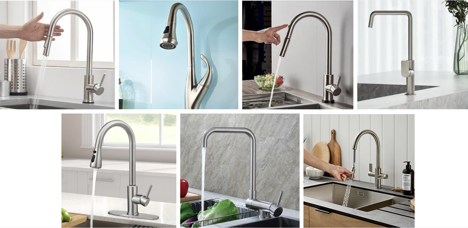 Brushed Nickel Sink Faucets